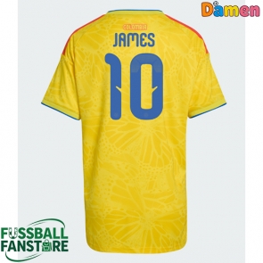 Kolumbien James Rodriguez #10 Replik Heimtrikot Damen WM 2026 Kurzarm